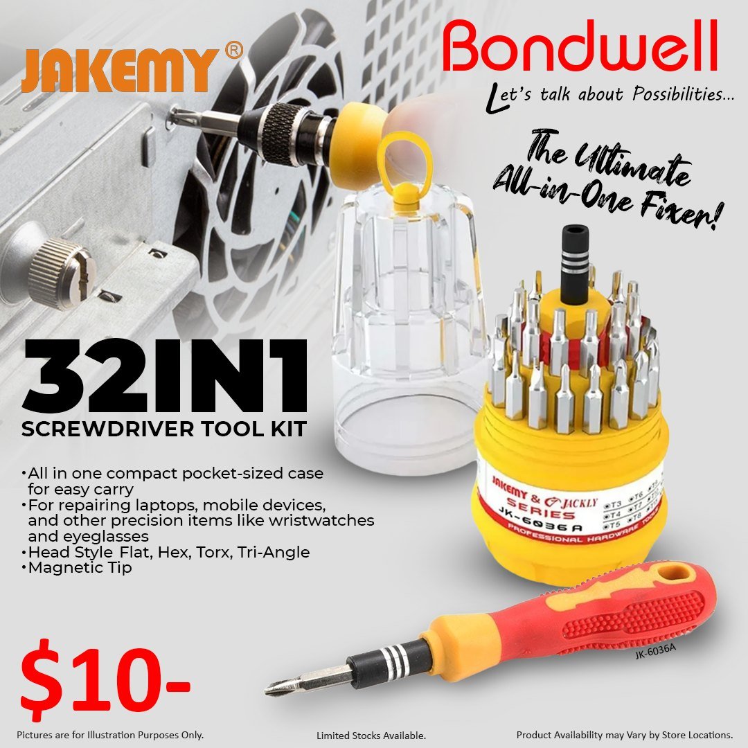 32in1 Screwdriver Tool Kit