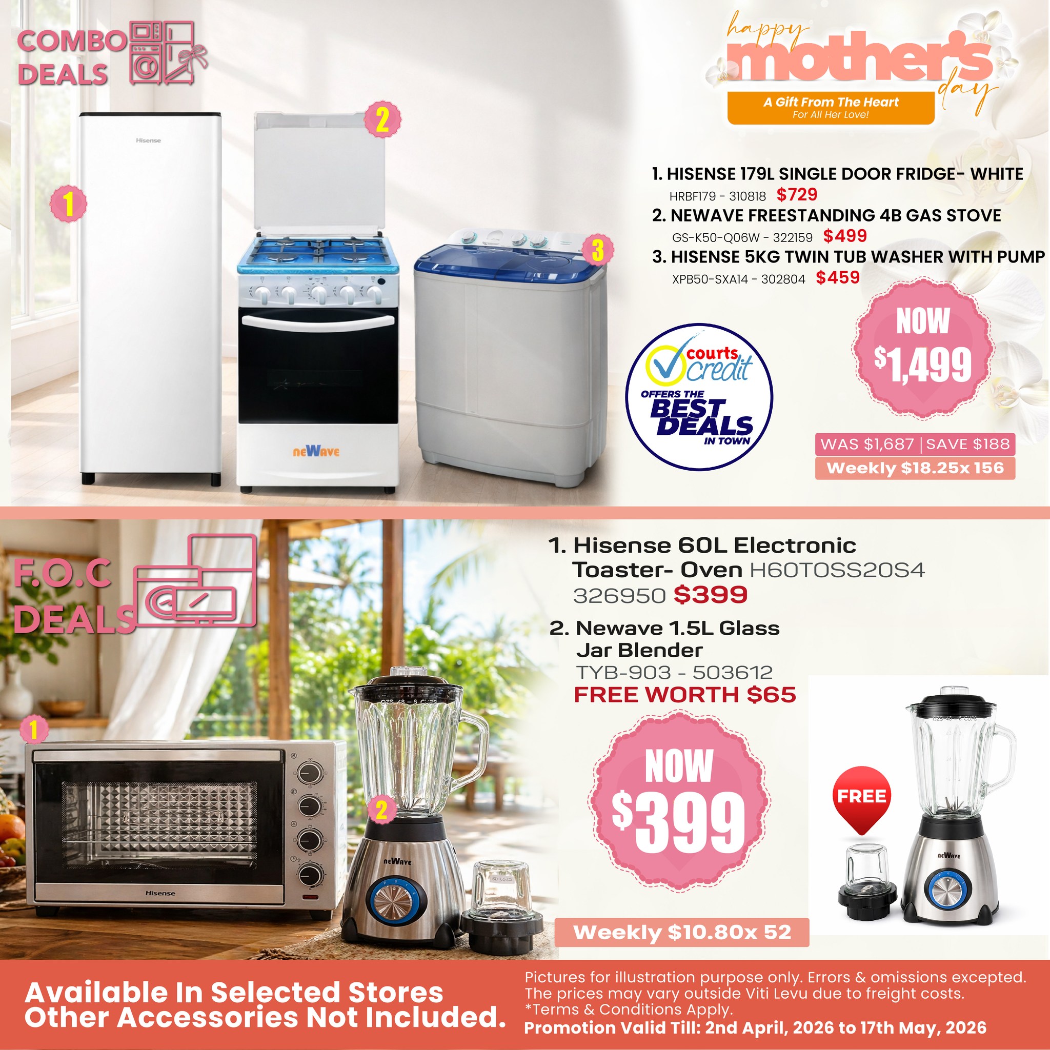 Mother's Day Combo Deals - Appliances Bundle