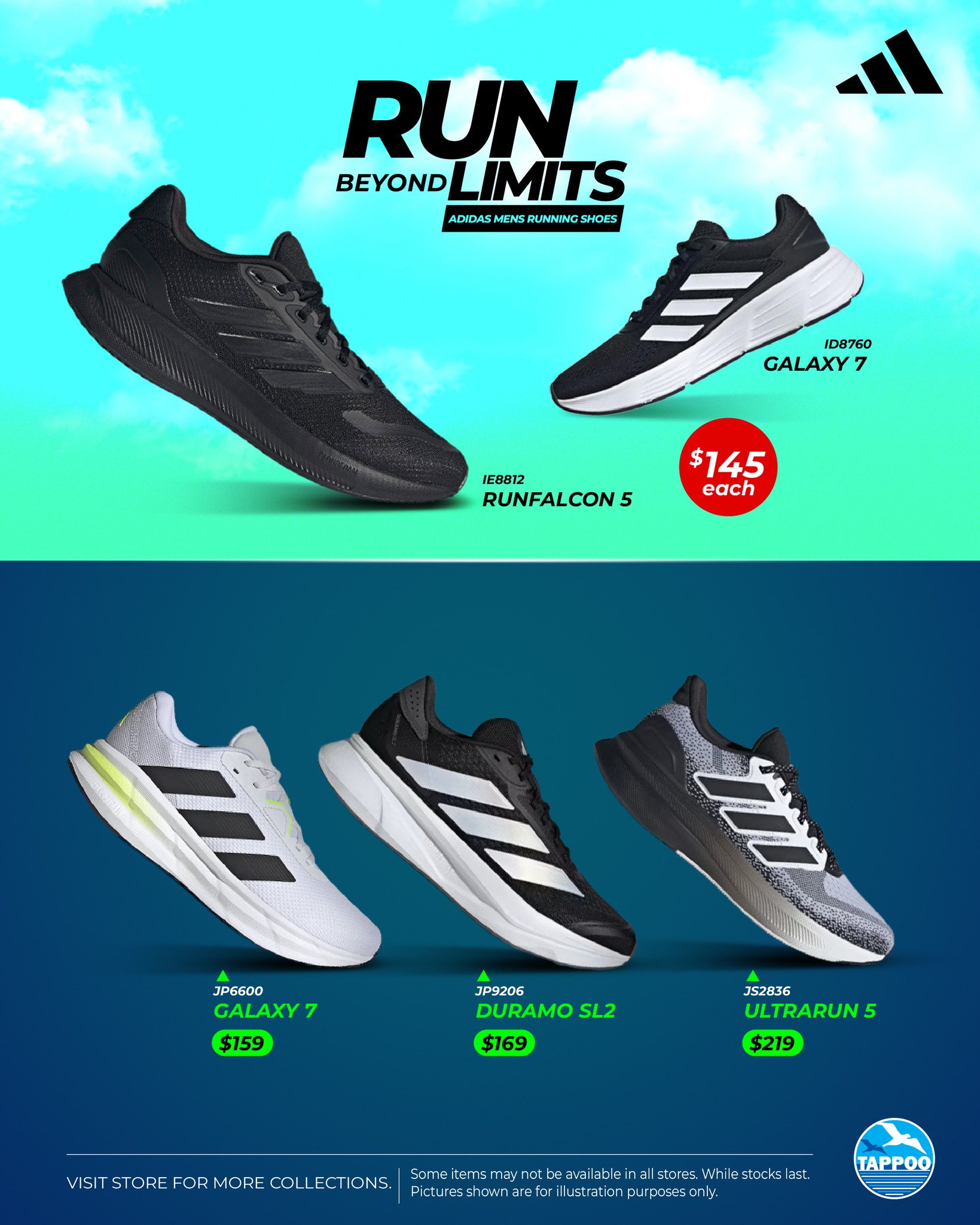 Adidas Men's Running Shoes Collection
