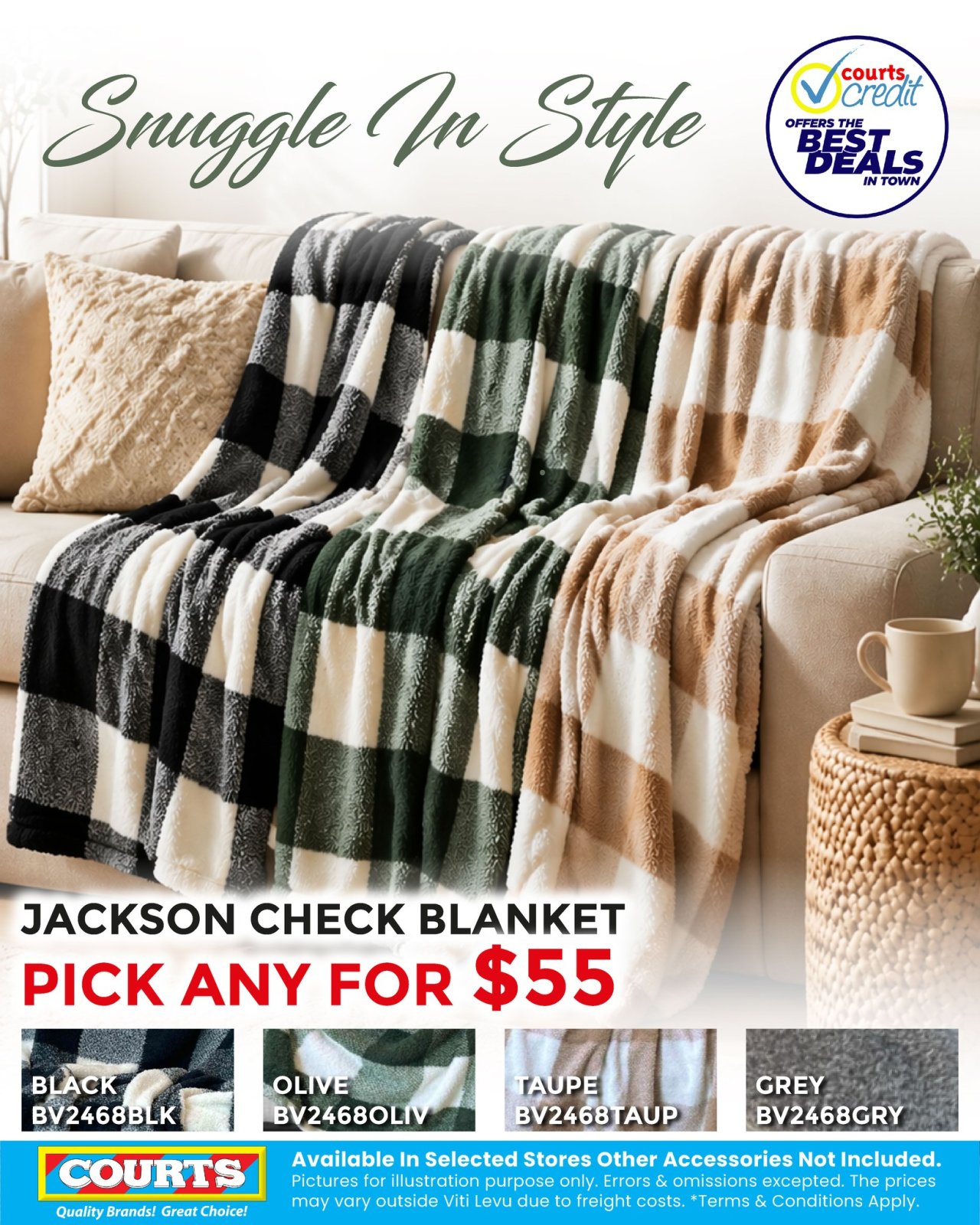 Jackson Check Blanket