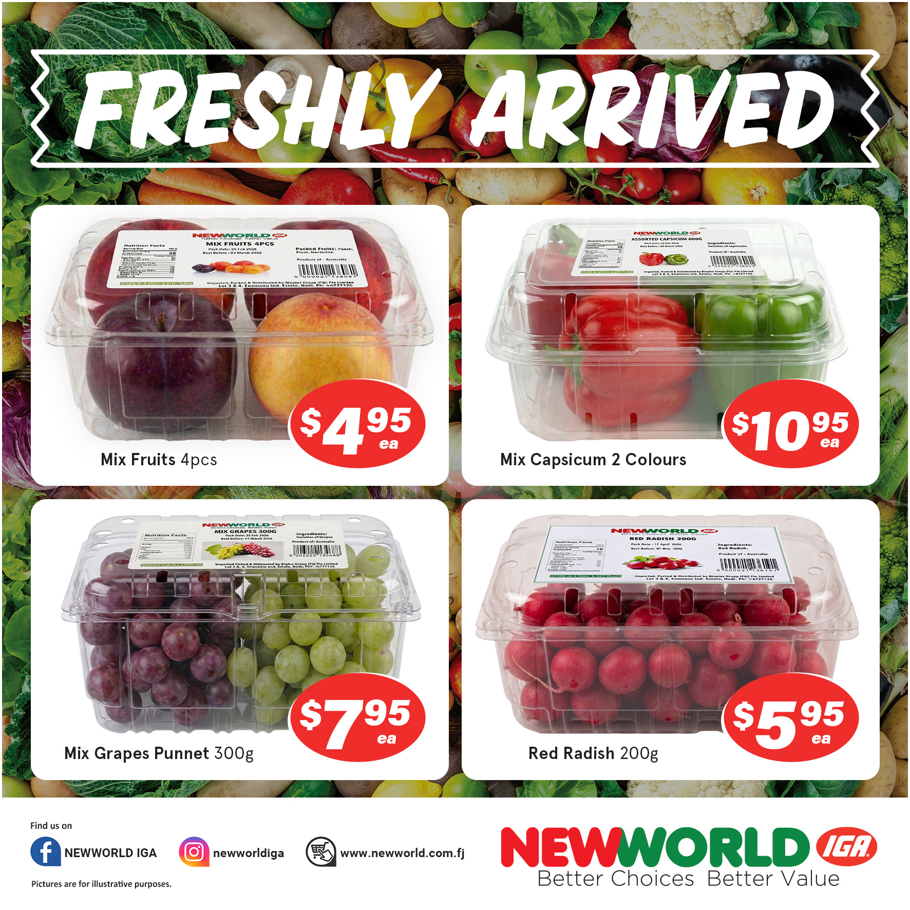 Freshly Arrived Produce