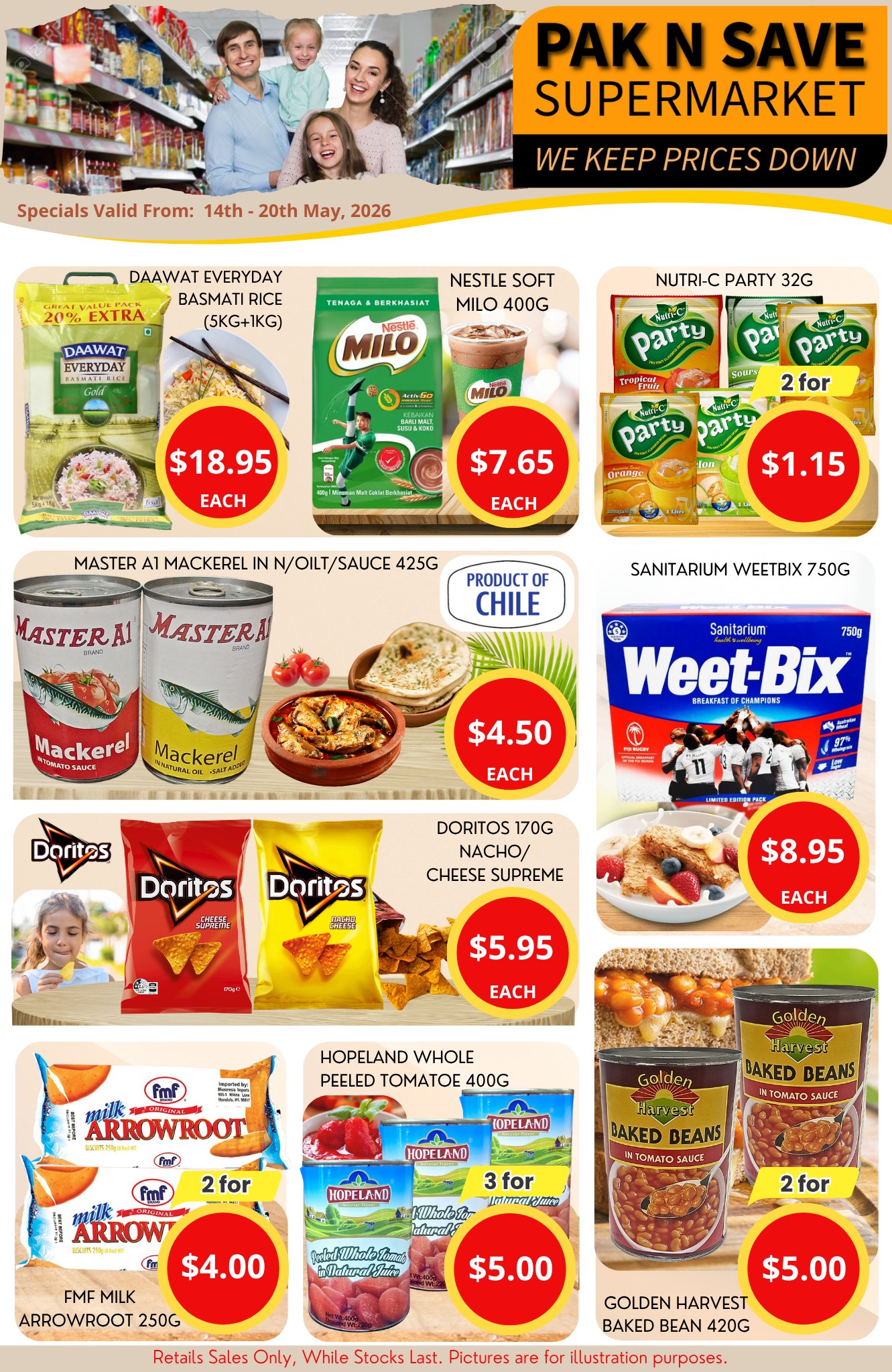 Pak N Save Weekly Specials – 14th-20th May 2026