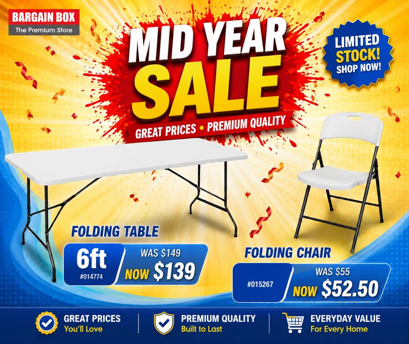 Mid Year Sale – Folding Furniture