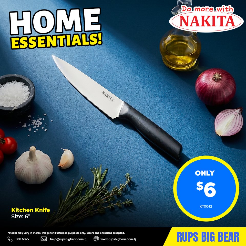 Nakita Kitchen Knife 6" - Home Essentials