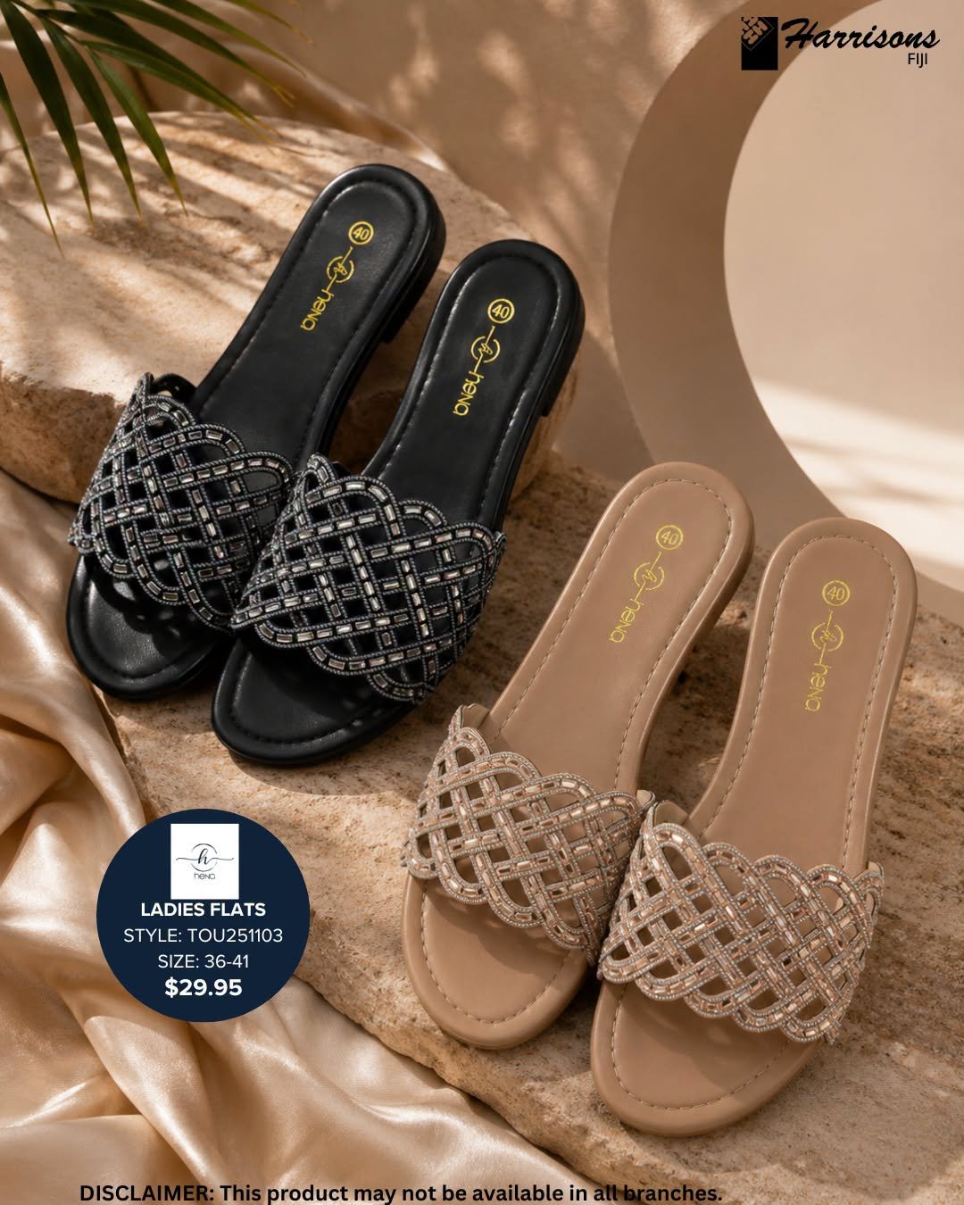 Ladies Flats with Quilted Design