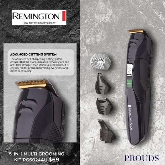 Remington 5-in-1 Multi Grooming Kit PG6024AU