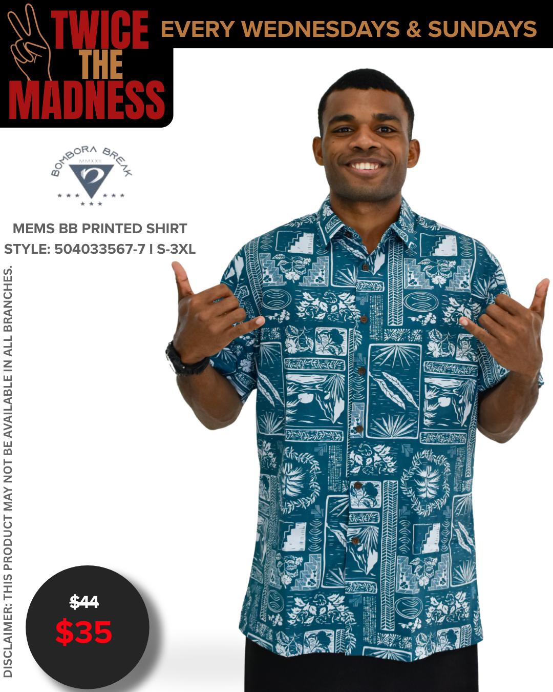 Mens BB Printed Shirt
