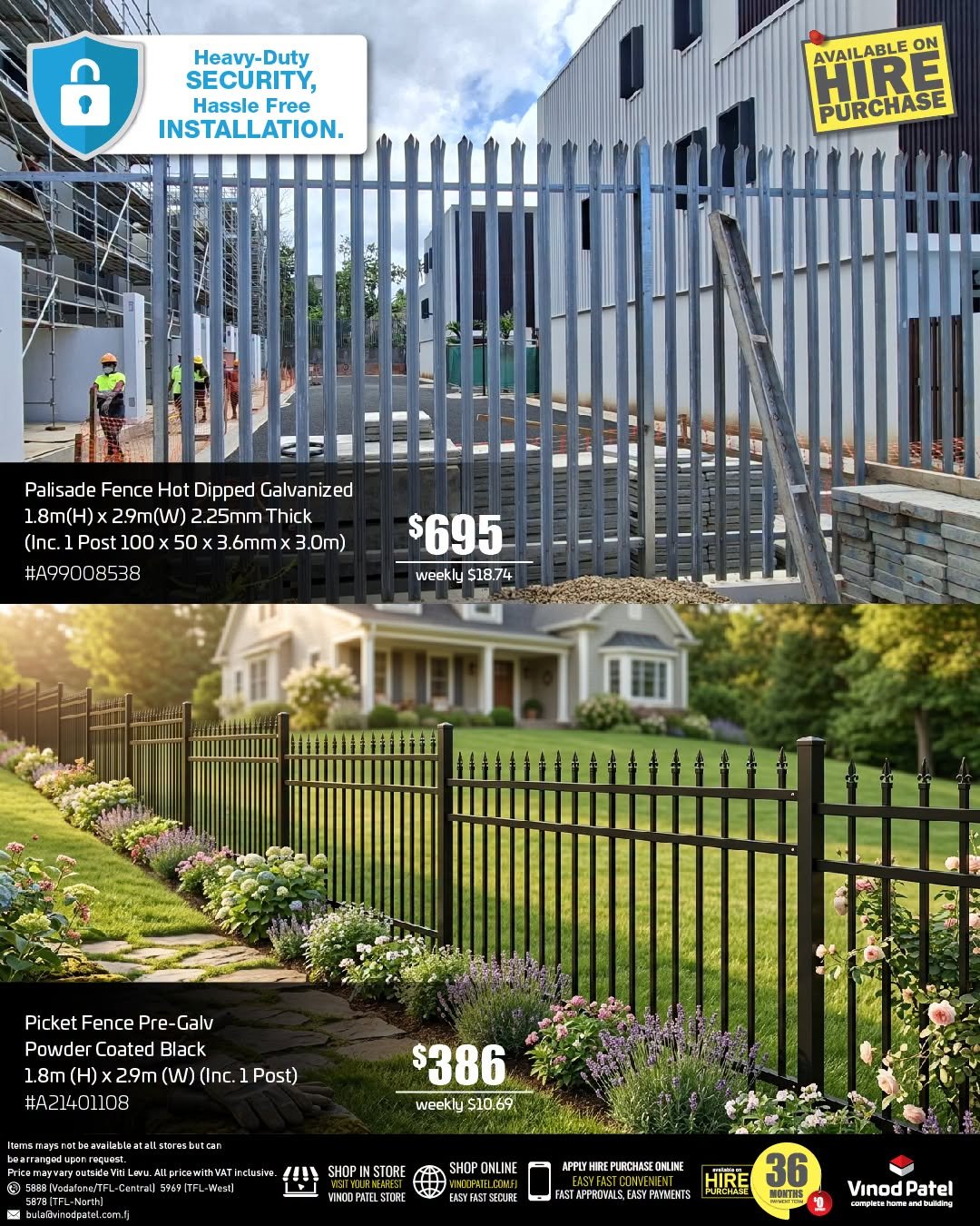 Durable Fencing Solutions – Palisade & Picket Fence