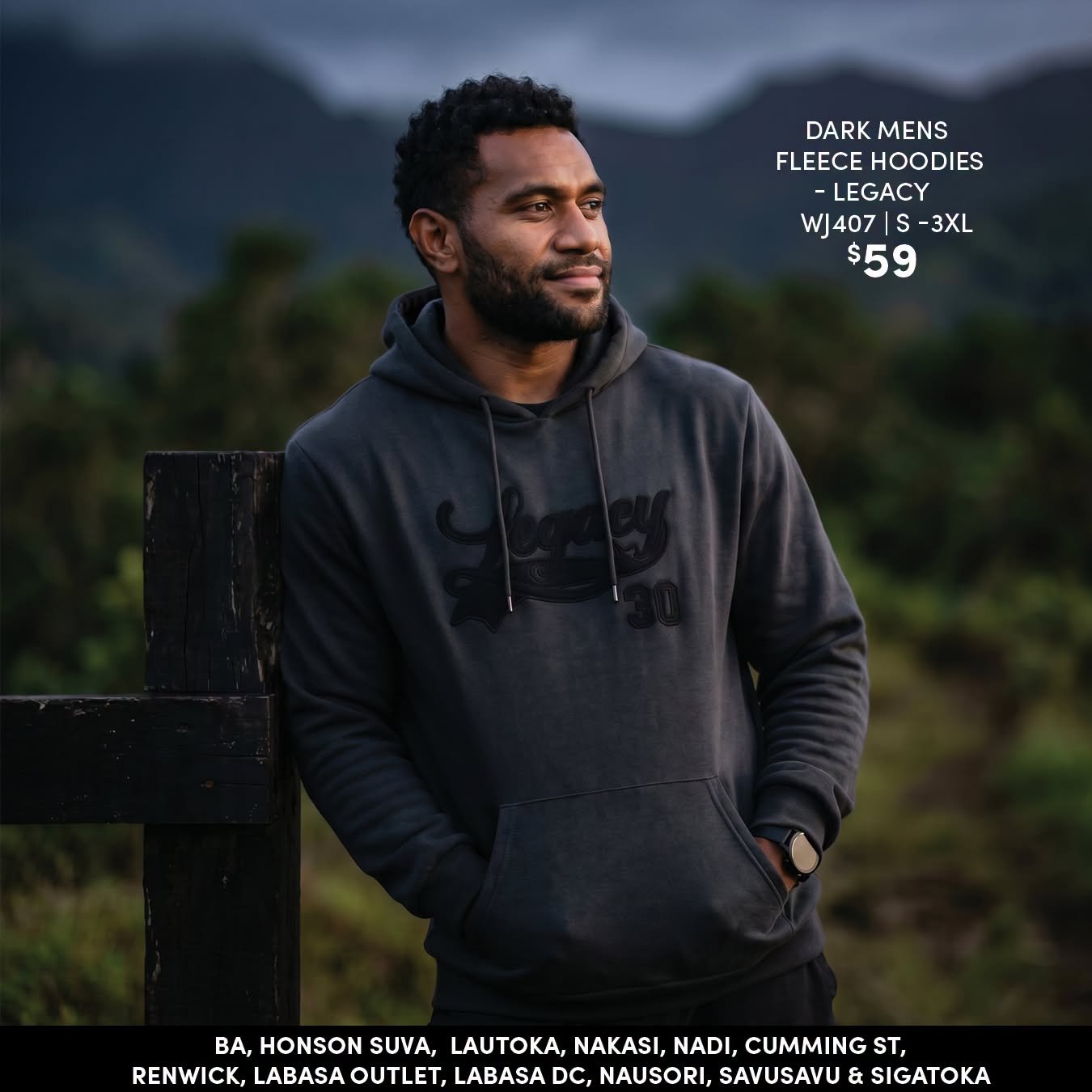 Dark Mens Fleece Hoodies Legacy