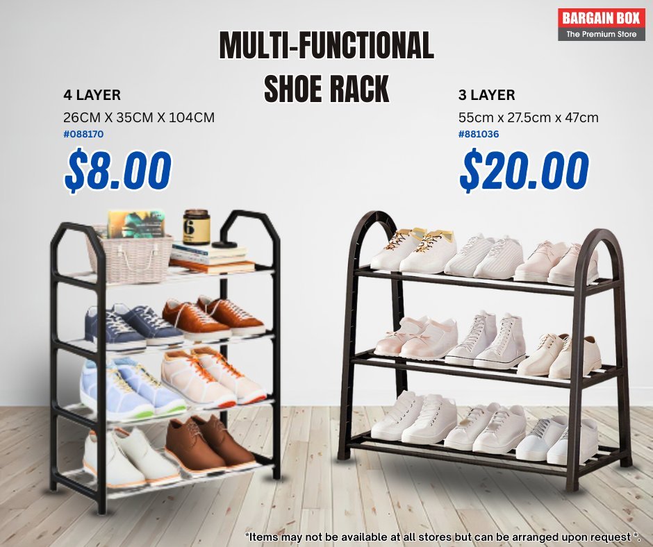 Multi-Functional Shoe Rack - Page 1