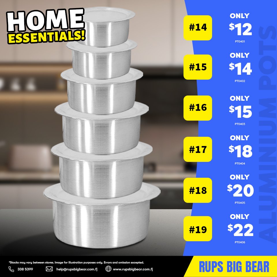 Aluminium Cookware - Home Essentials - Page 1