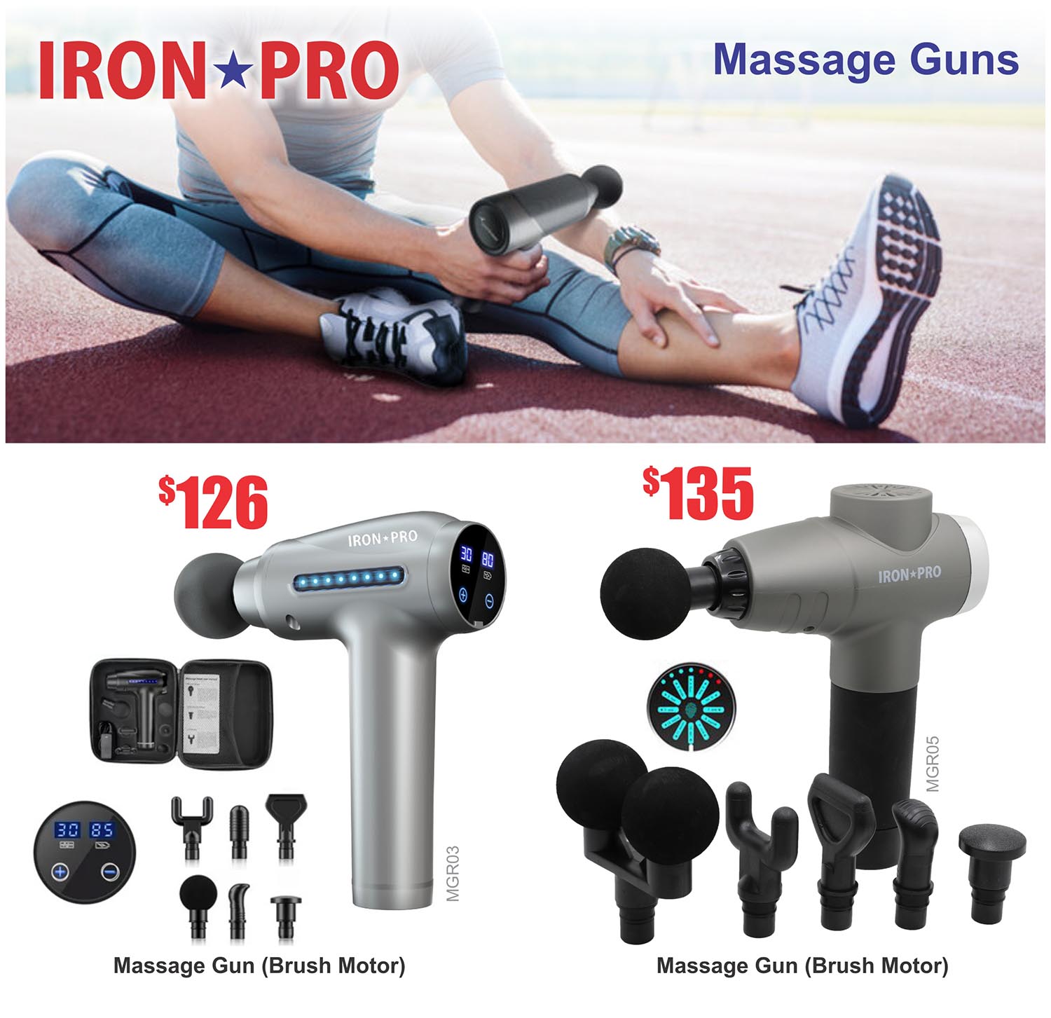 Iron Pro Massage Guns