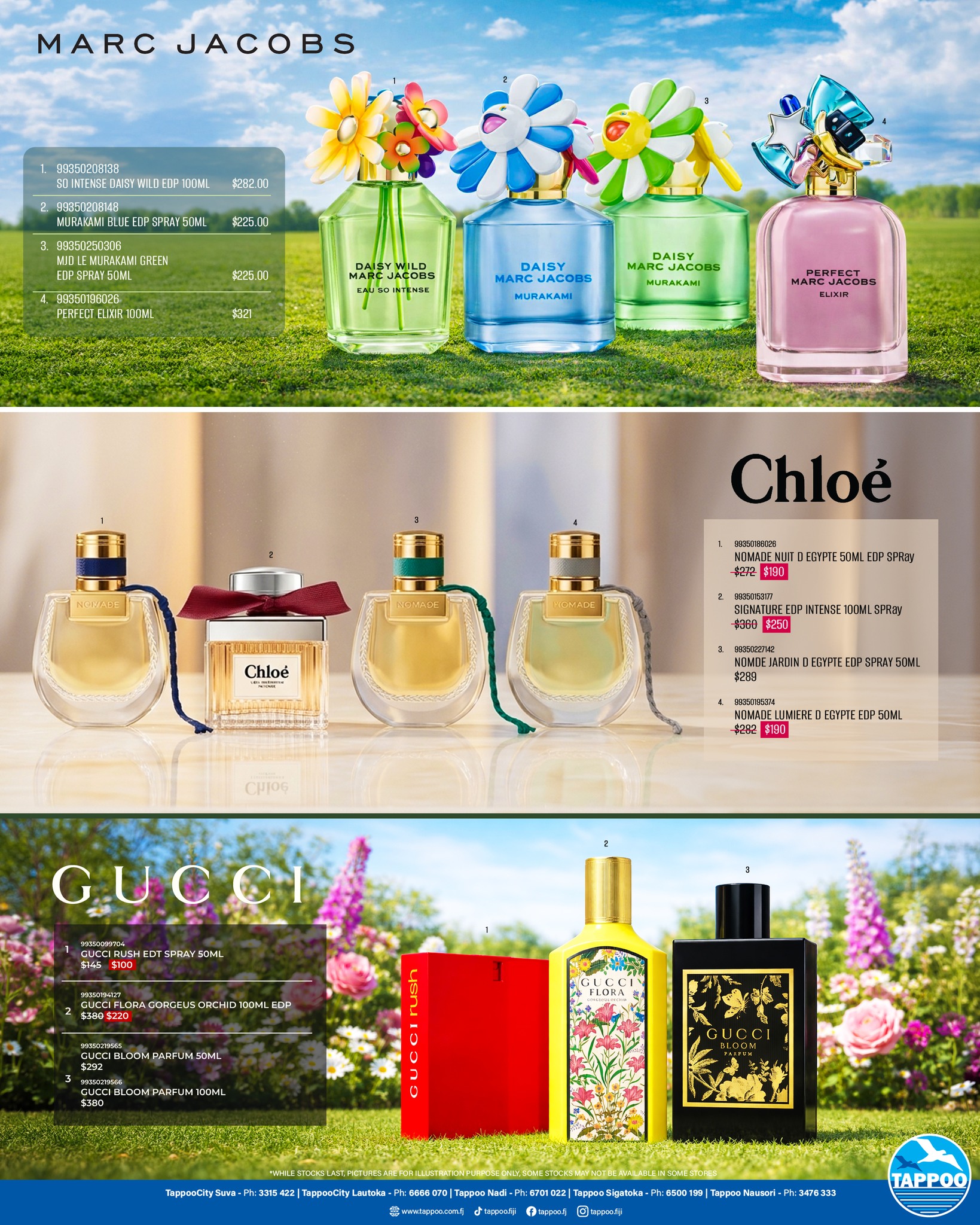 Luxury Fragrances: Marc Jacobs, Chloé & Gucci - Page 1