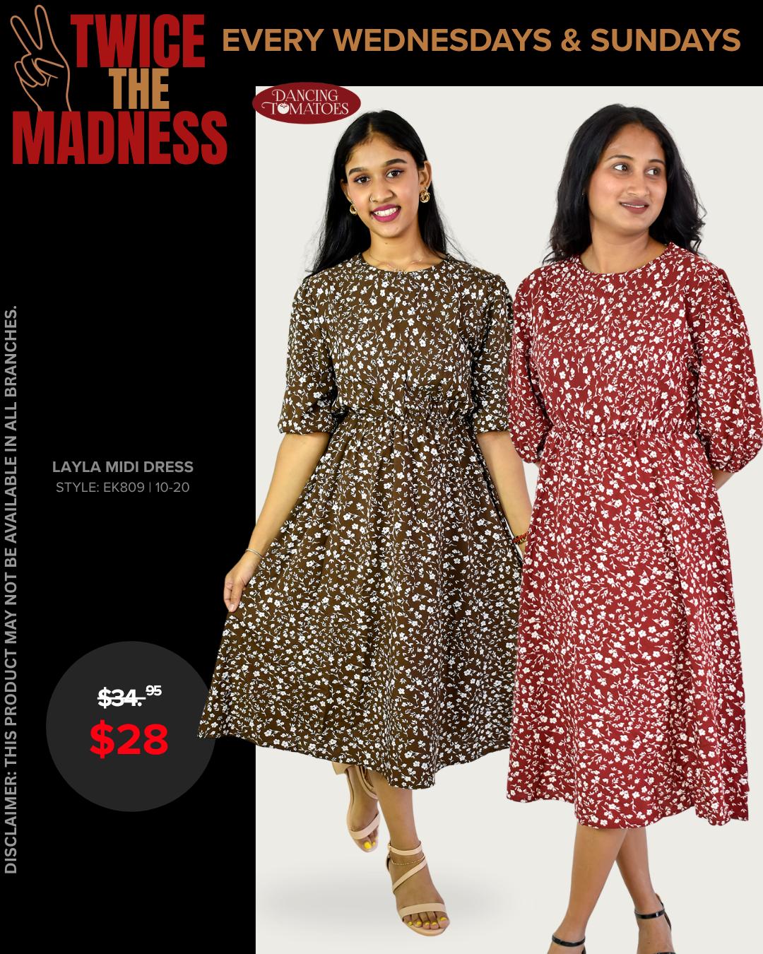 Layla Midi Dress