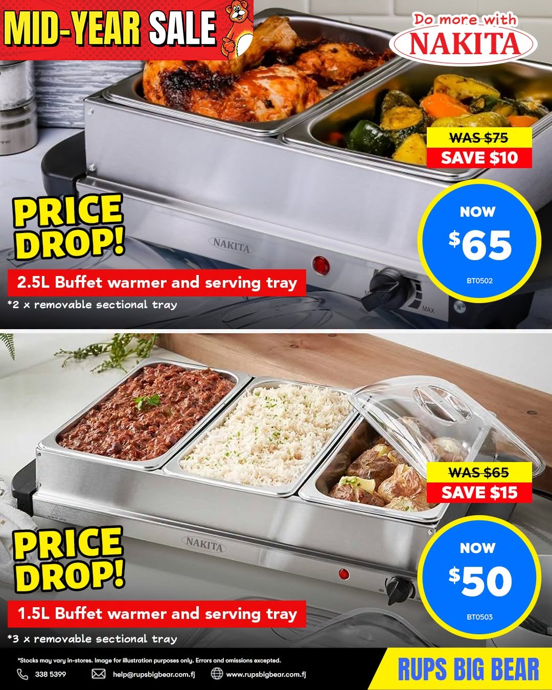 Mid-Year Sale – Nakita Buffet Warmers