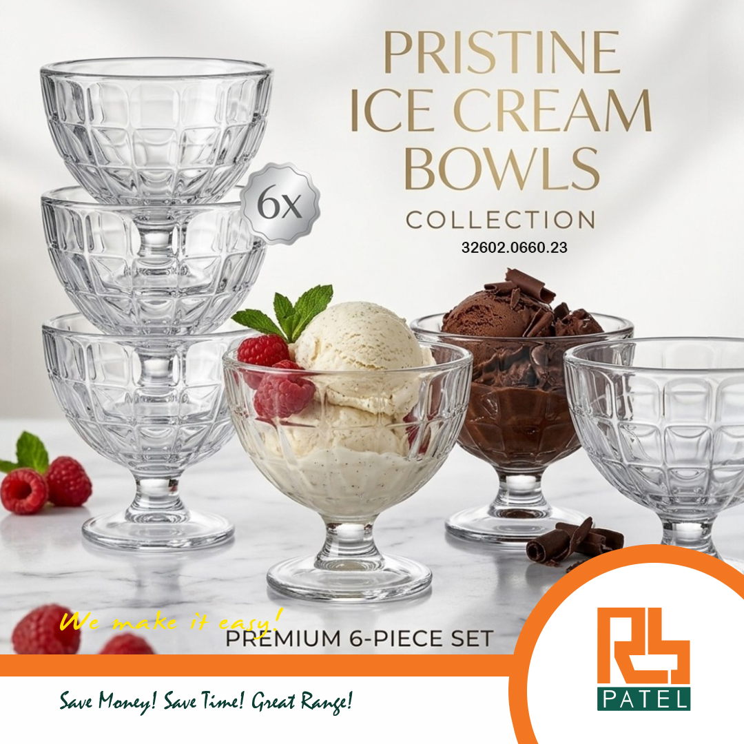 Pristine Ice Cream Bowls Collection