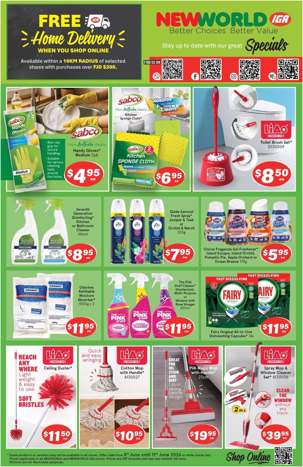 NEWWORLD IGA Weekly Specials – Cleaning & Household Products - Page 1