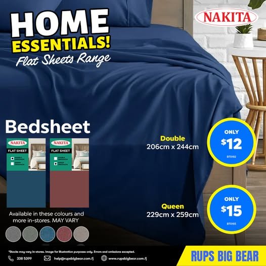 Flat Sheets Range – Home Essentials - Page 1