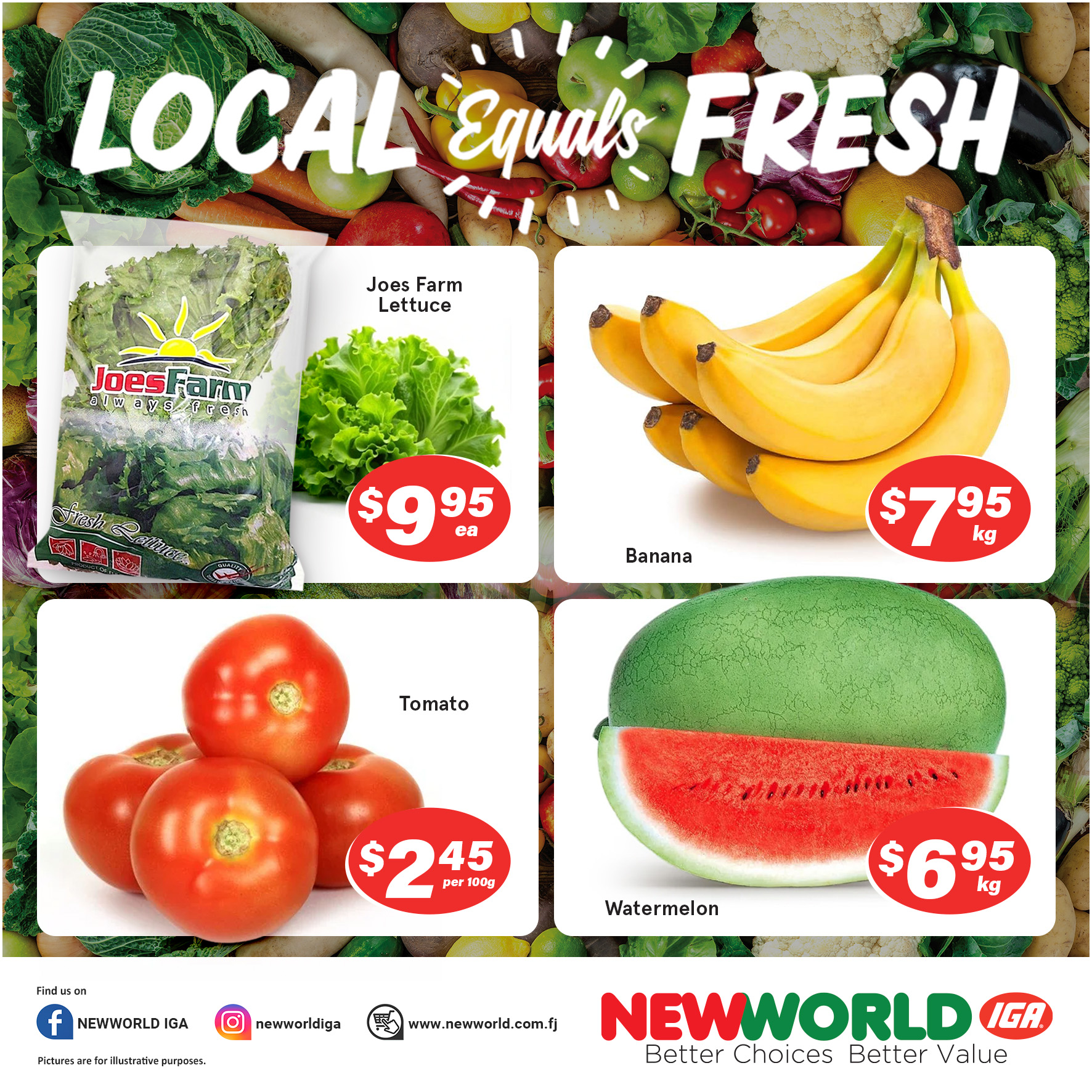 Local Equals Fresh Weekly Specials