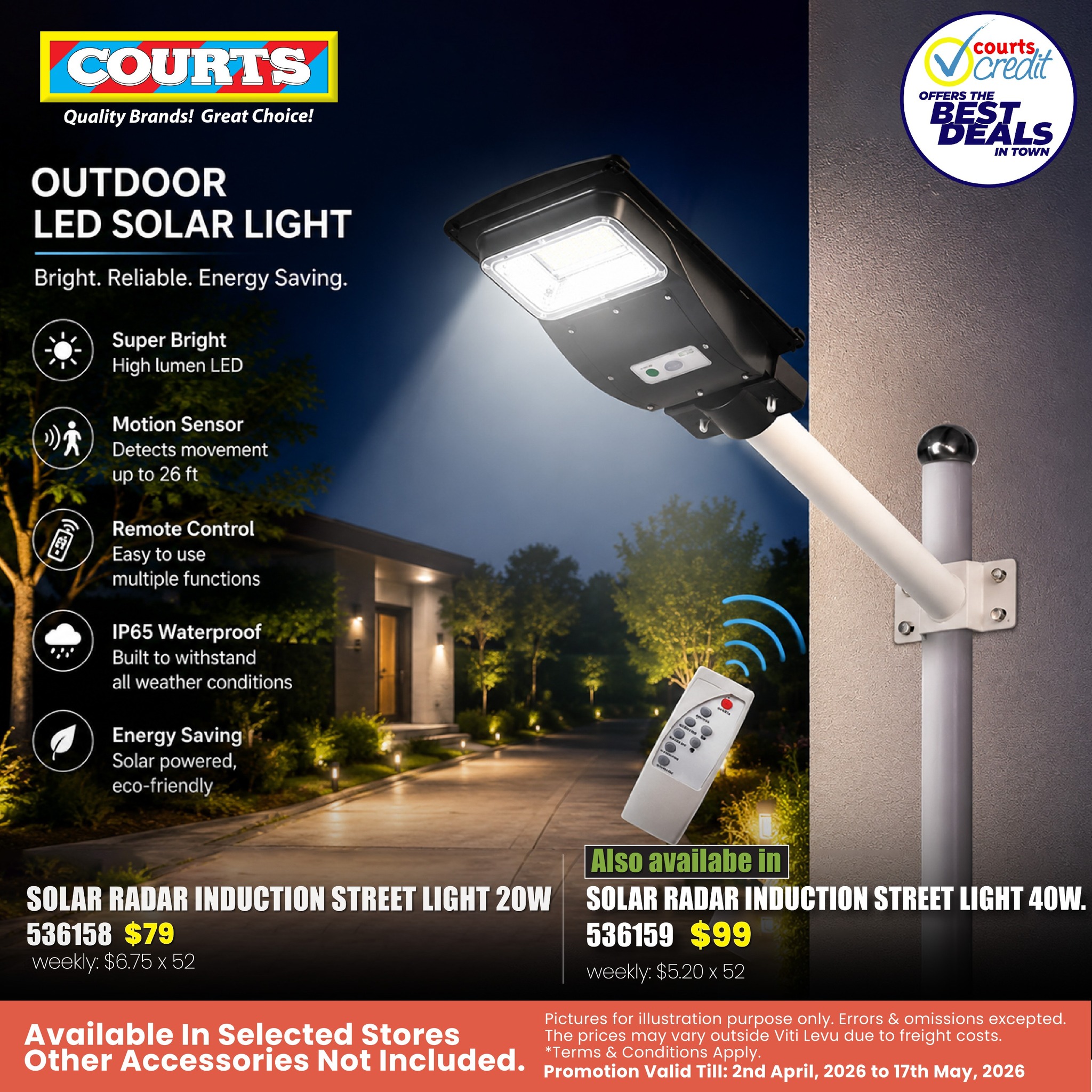 Outdoor LED Solar Lights