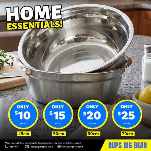 Stainless Steel Basins - Home Essentials - Page 1