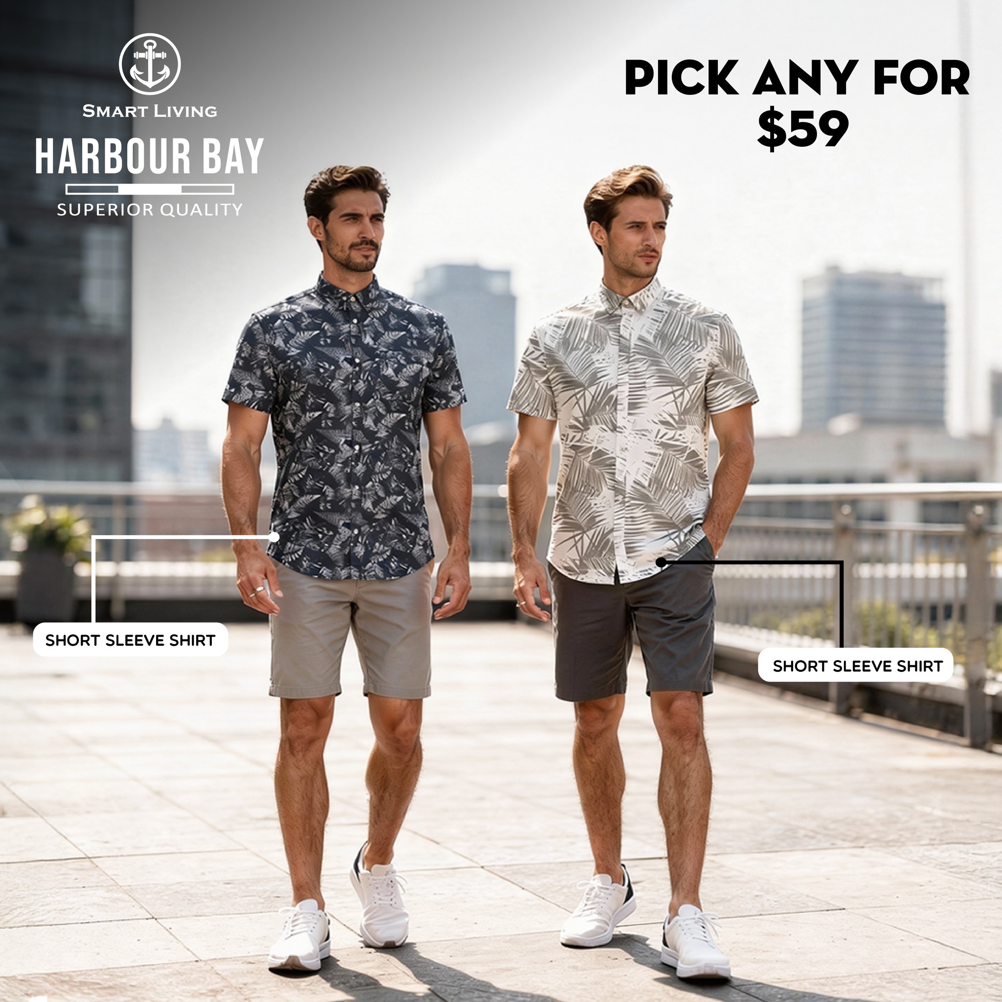 Harbour Bay Short Sleeve Shirts