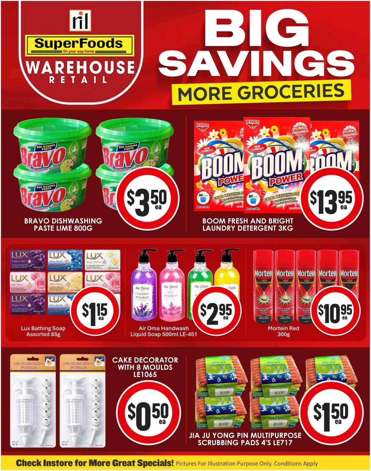 Big Savings - More Groceries - Page 1