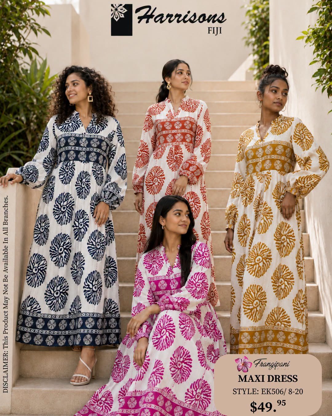 Frangipani Maxi Dress