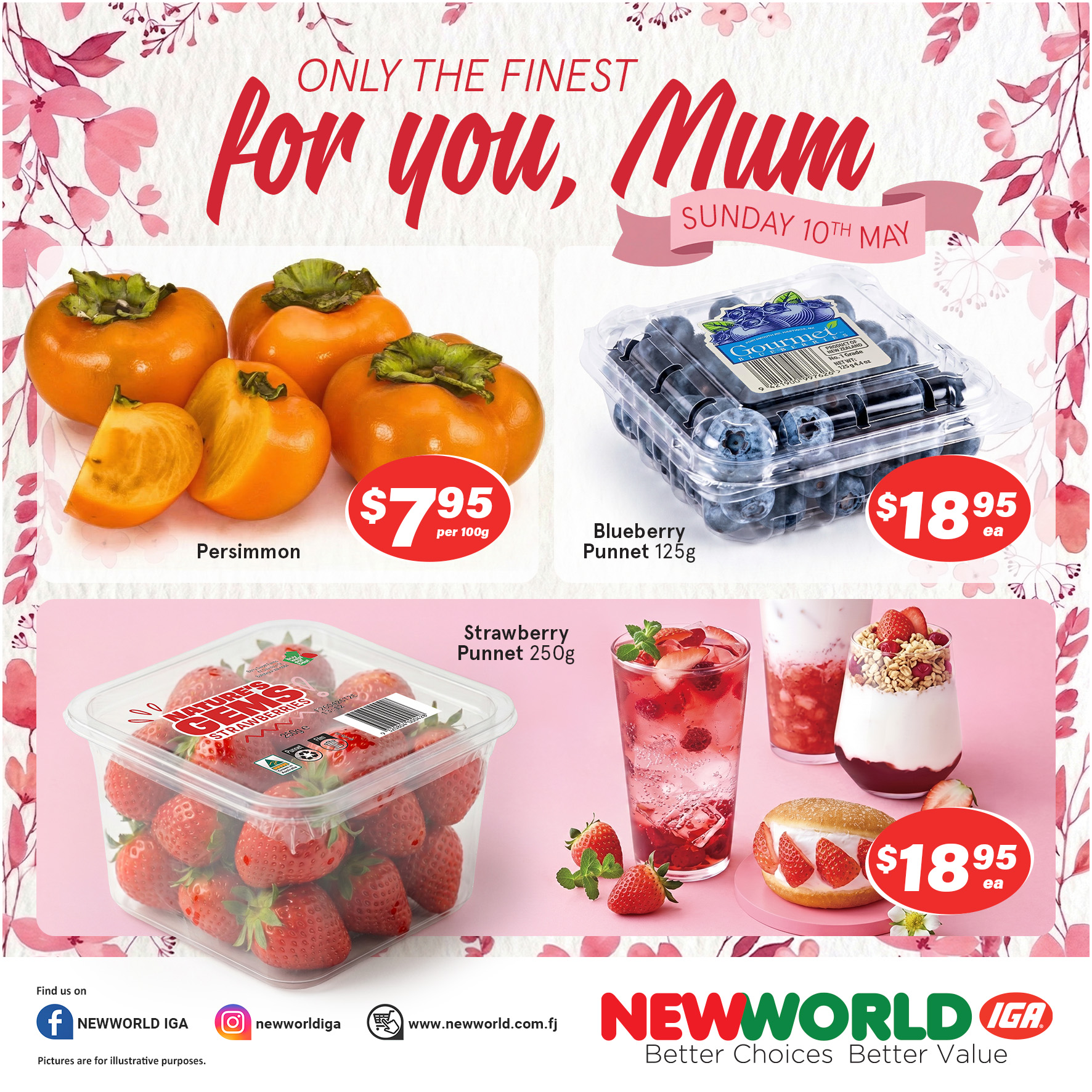 Mother's Day Finest Produce & Berries