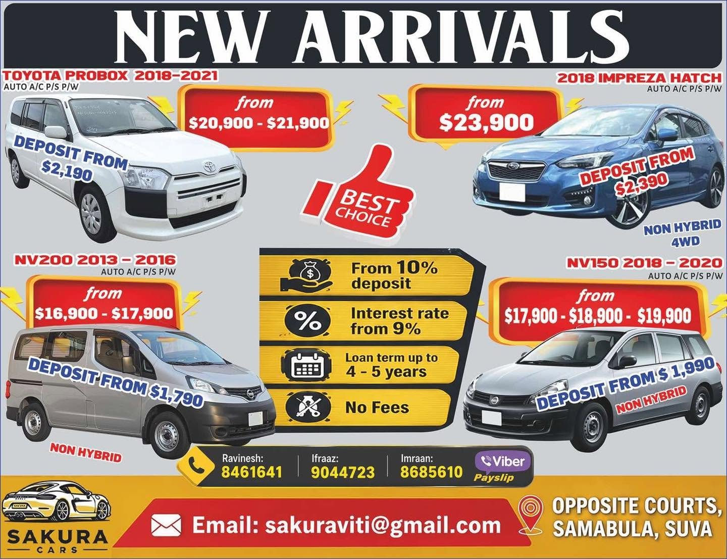 New Arrivals - Vehicle Inventory