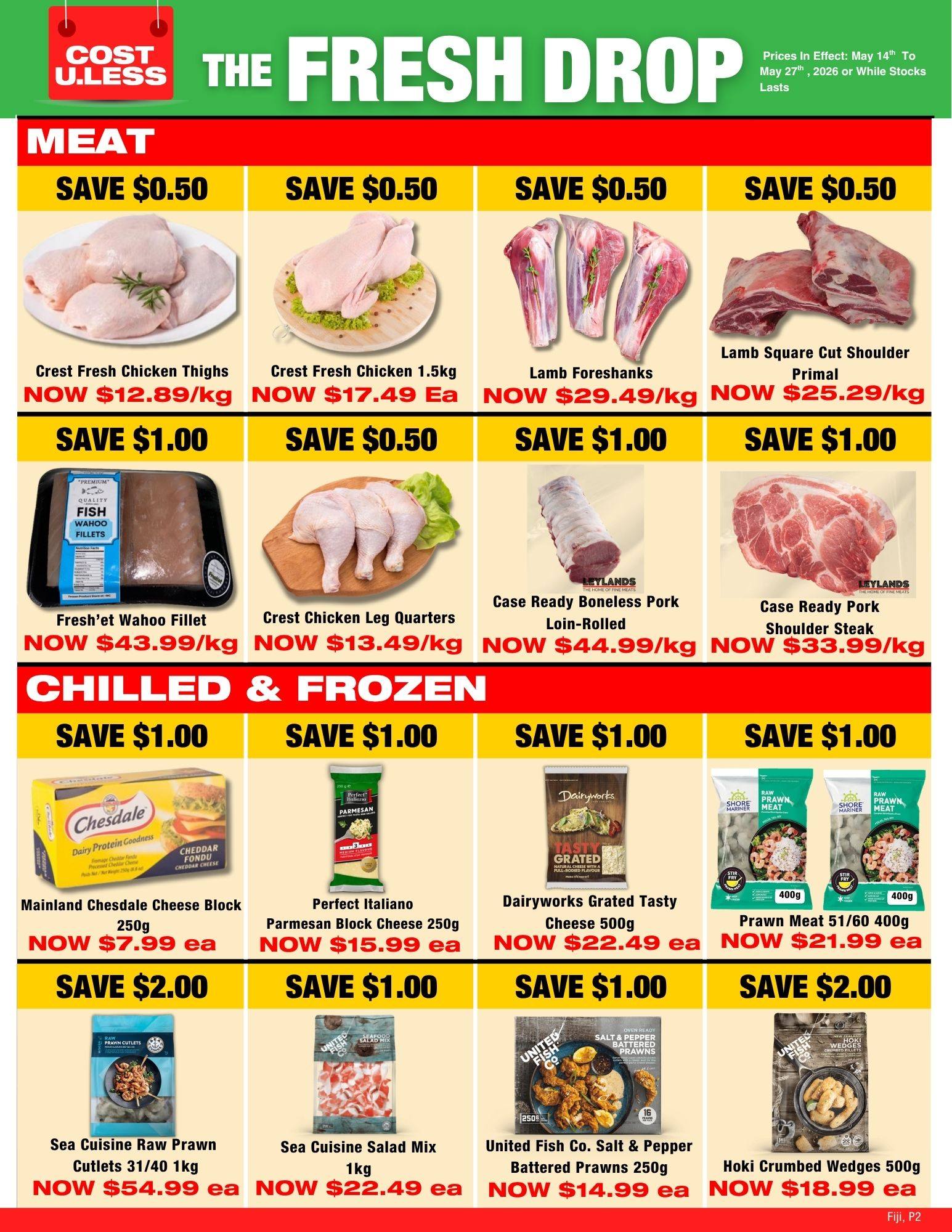 The Fresh Drop - Weekly Meat & Frozen Specials