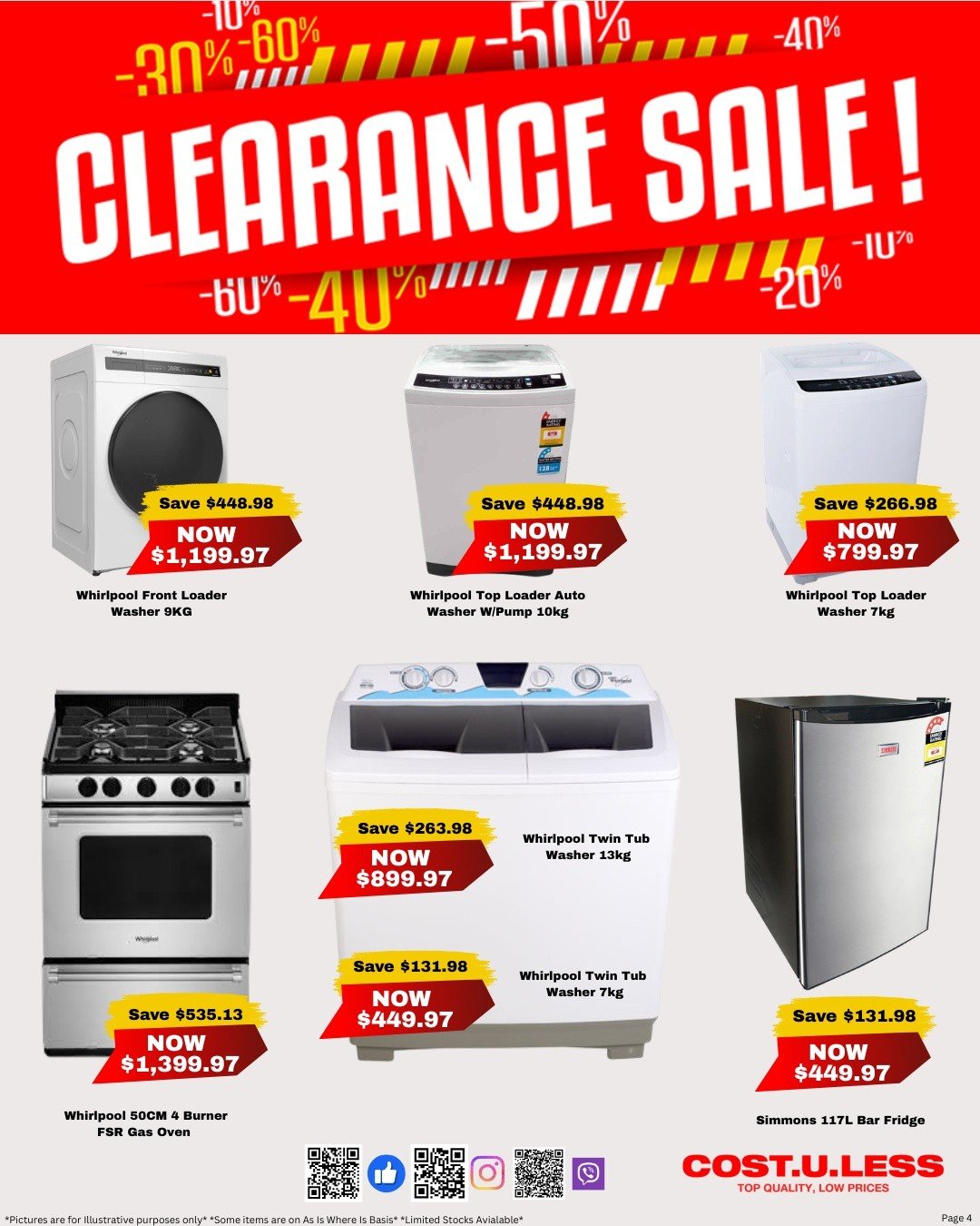 Clearance Sale - Whirlpool Appliances & More - Page 1
