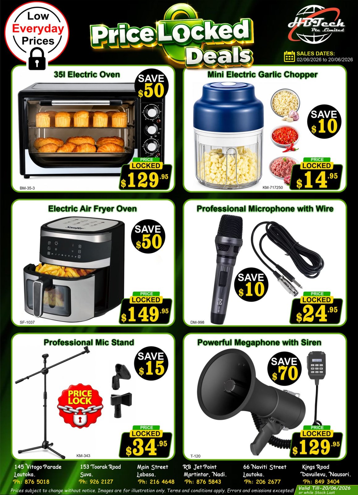 Price Locked Deals – Kitchen & Audio Equipment - Page 1