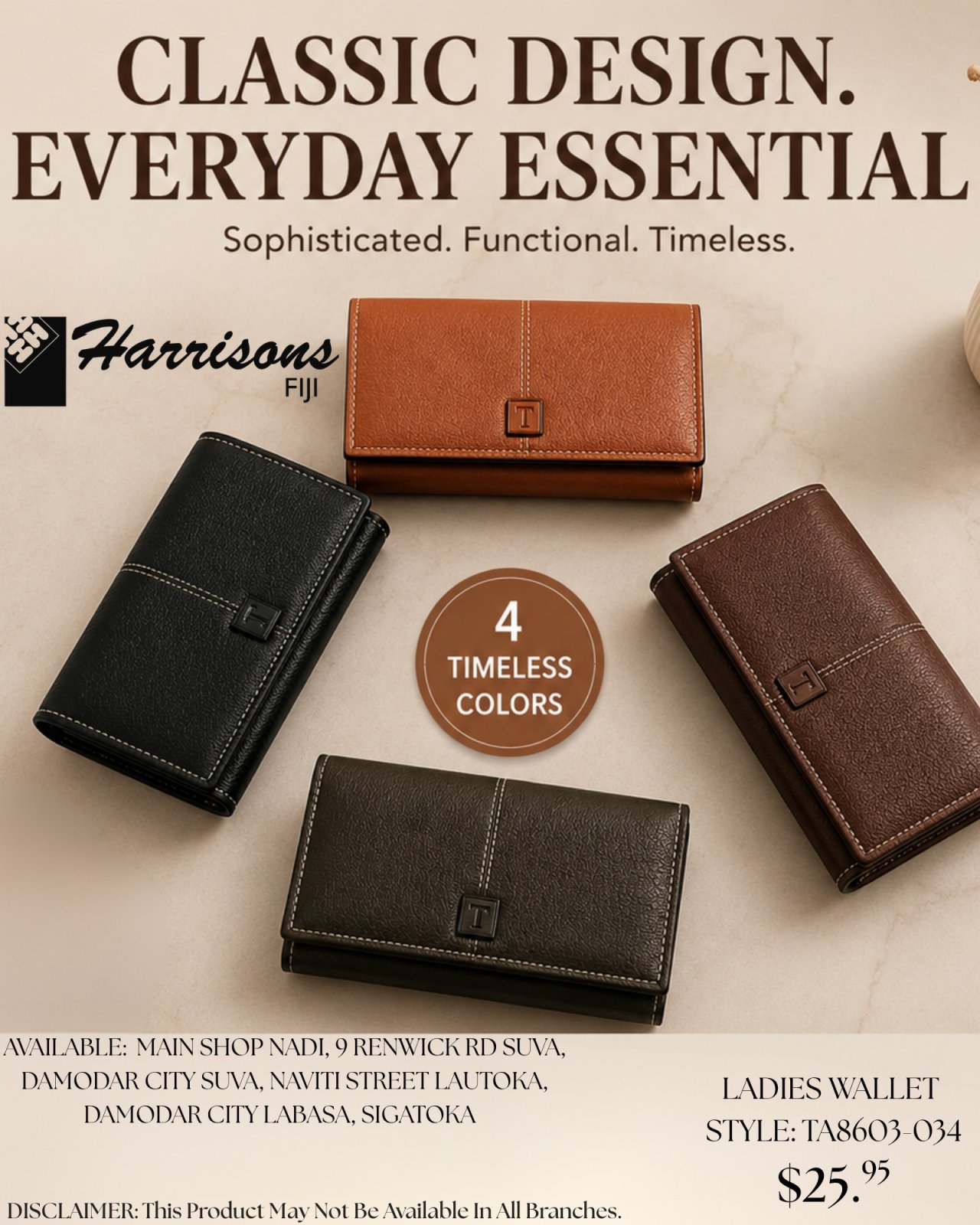 Ladies Wallet - Classic Design