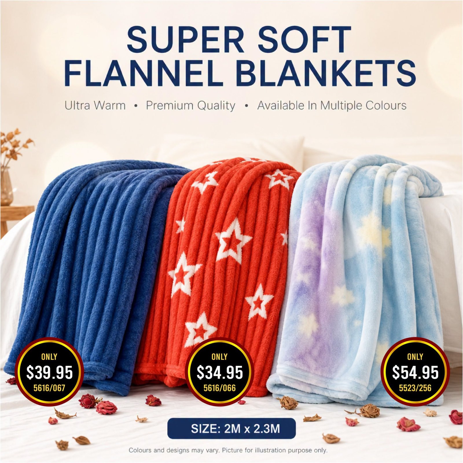 Super Soft Flannel Blankets