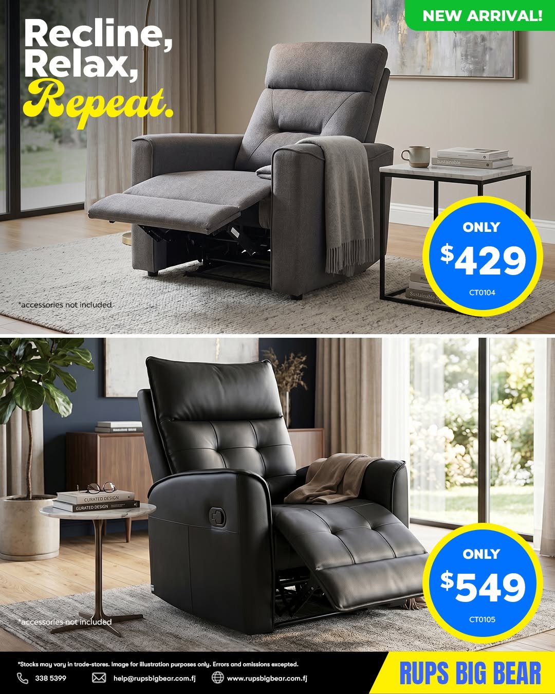 Recline, Relax, Repeat - Recliner Chair Specials