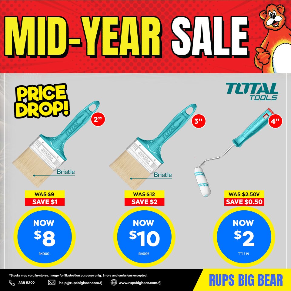 Total Tools Paint Brush Mid-Year Sale - Page 1