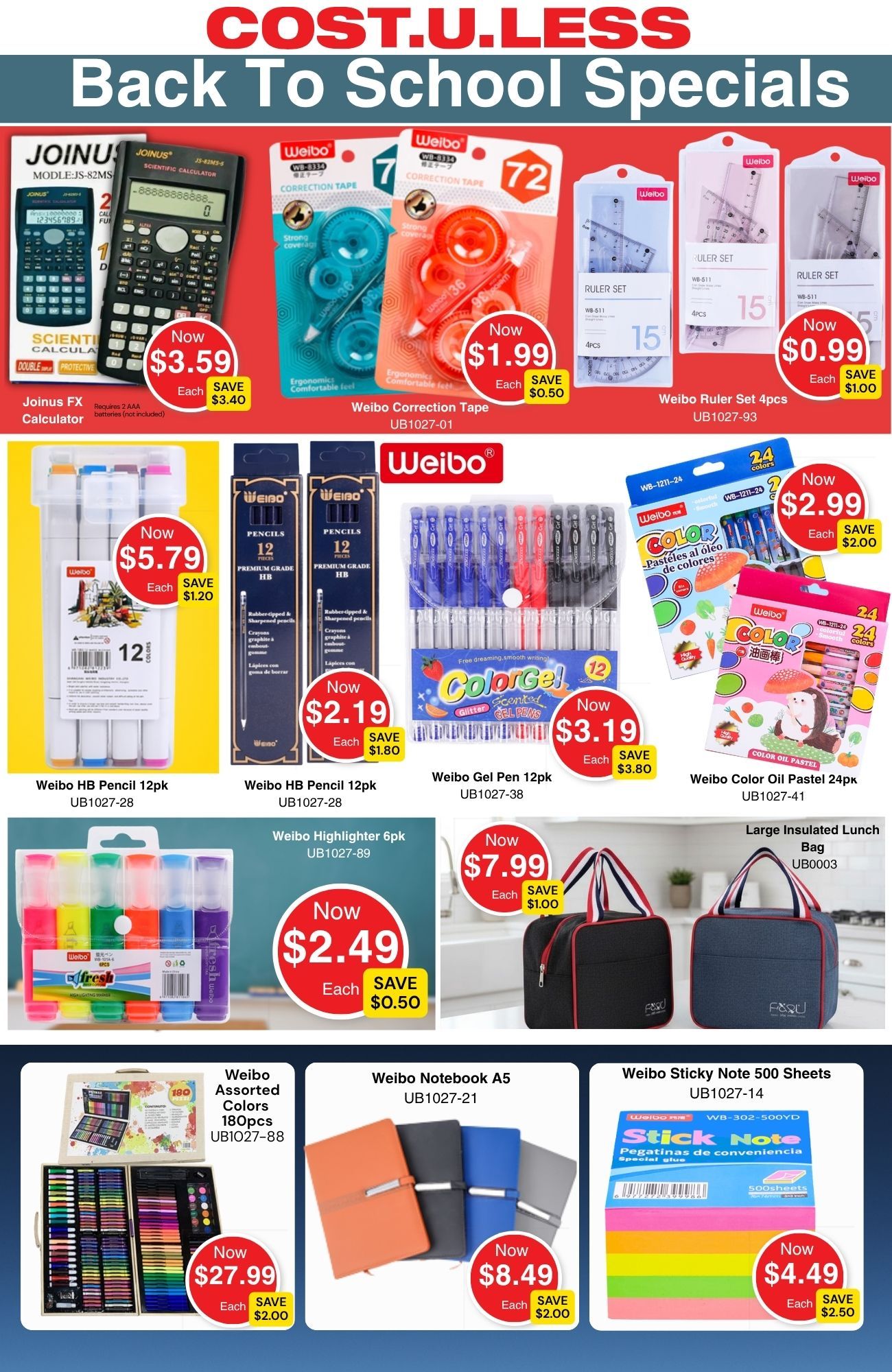 Back To School Specials