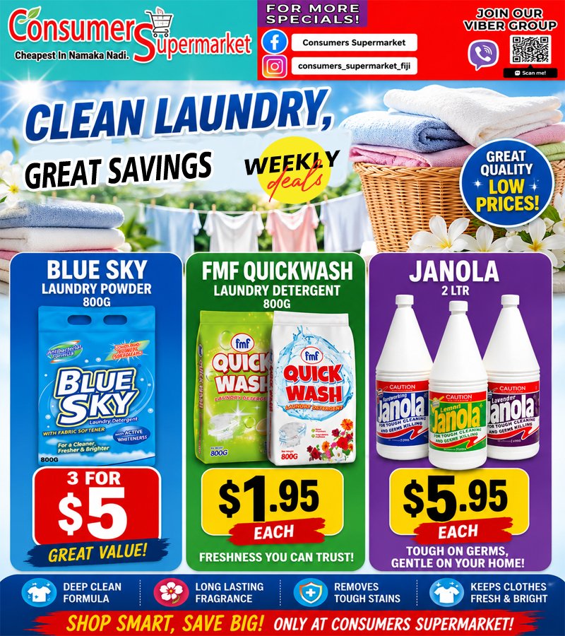 Clean Laundry, Great Savings – Weekly Deals - Page 1