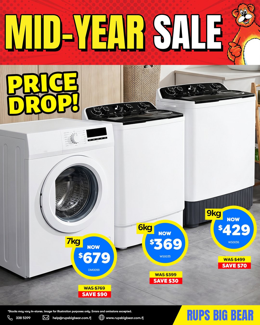 Mid-Year Sale – Washing Machines & Dryers - Page 1