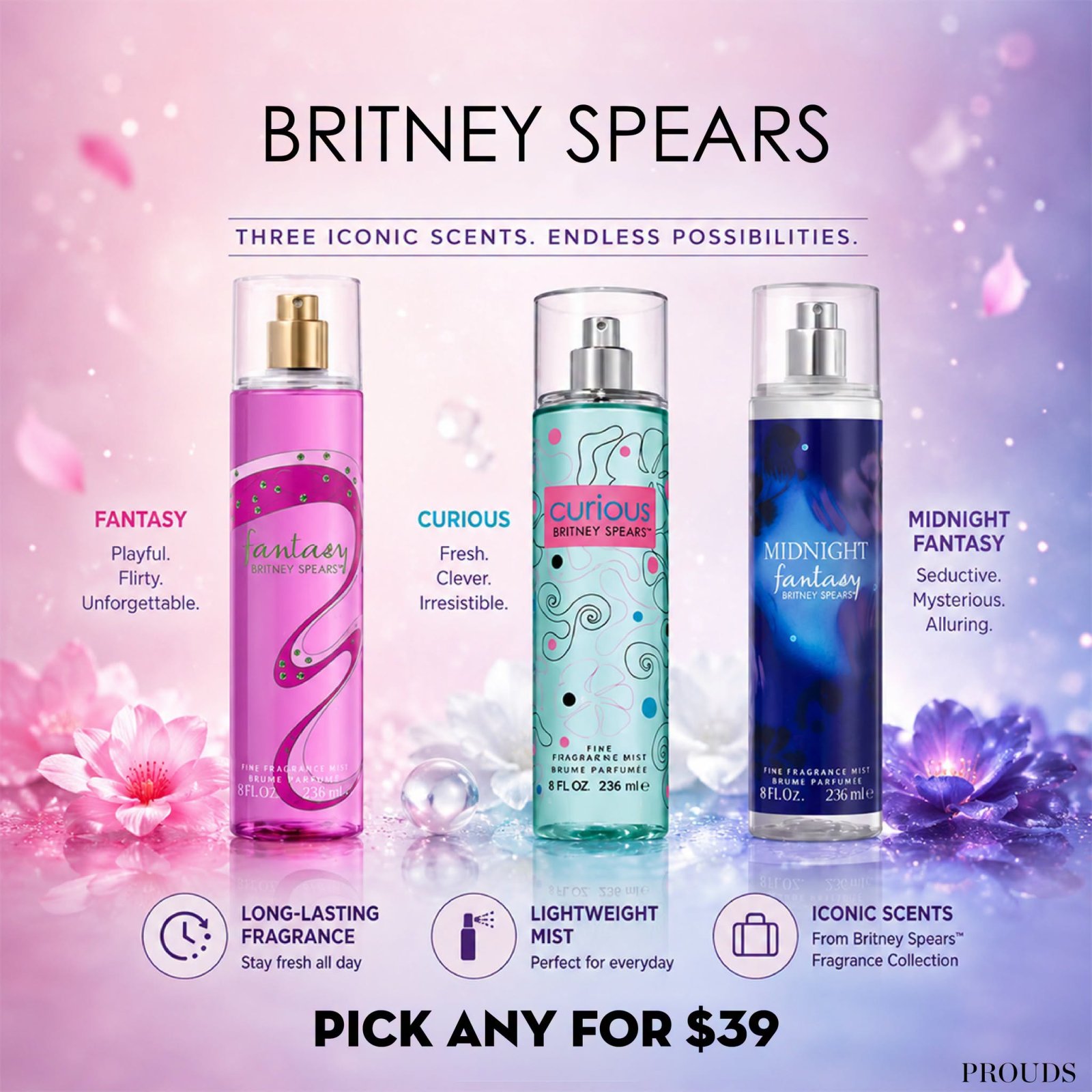 Britney Spears Fragrance Collection