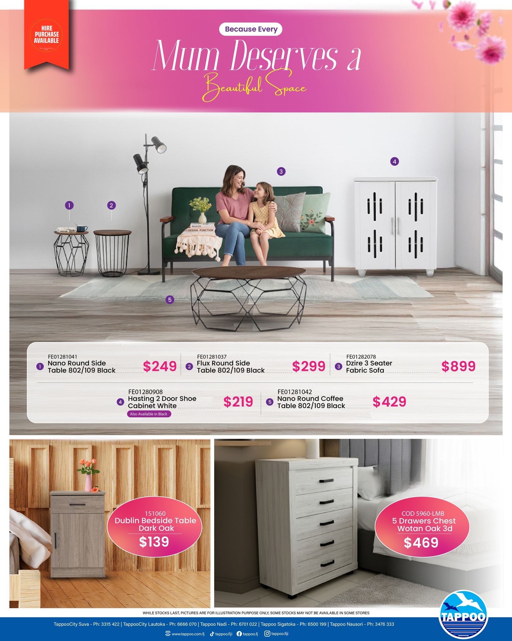 Mother's Day Furniture & Home Décor Collection