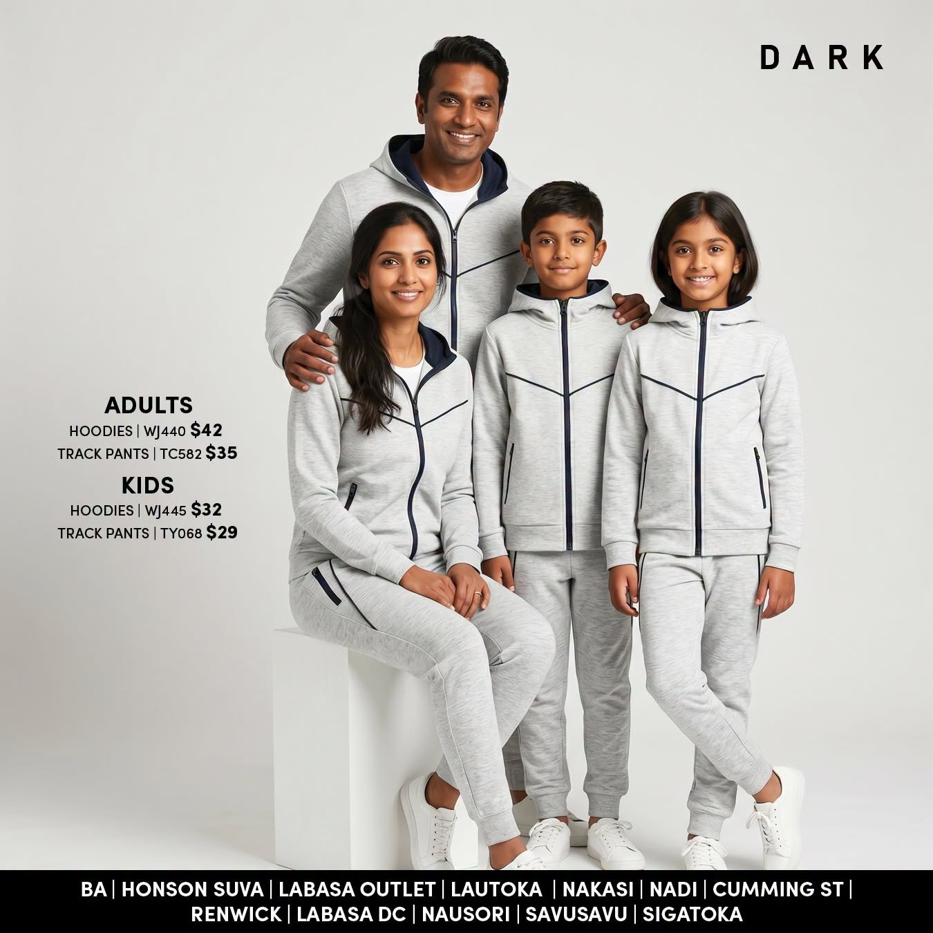Family Matching Hoodies & Track Pants