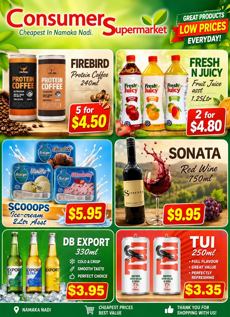 Consumers Supermarket Weekly Specials - Page 1