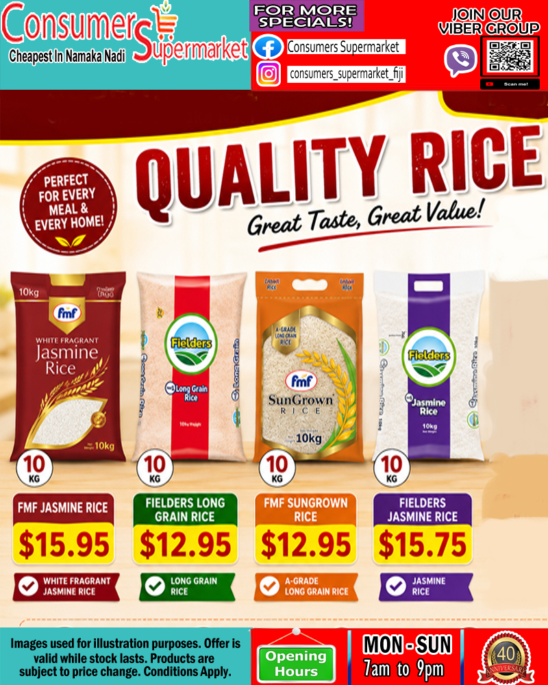 Quality Rice - Great Taste, Great Value!