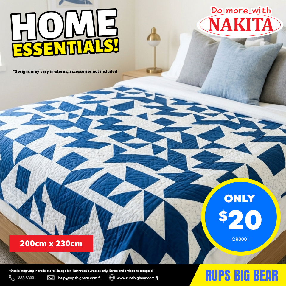 Blue & White Patchwork Quilt