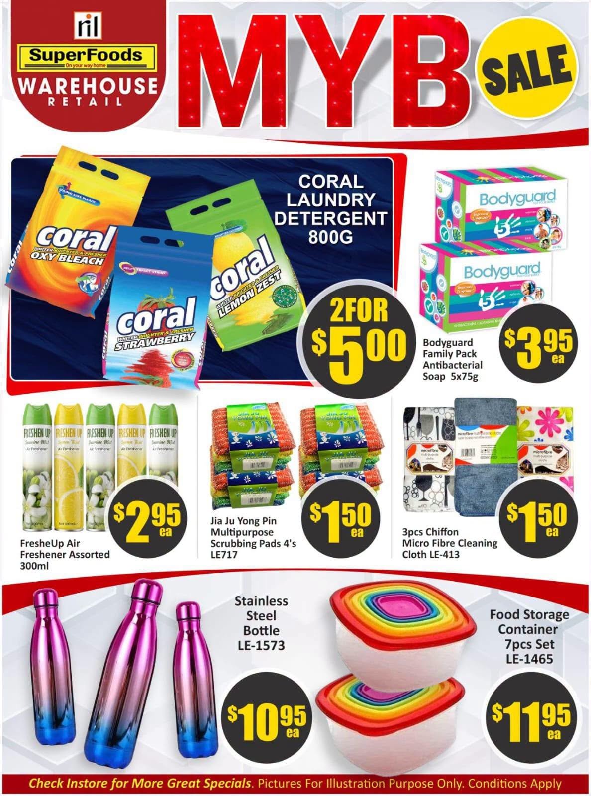 MYB Sale - Multi-Product Weekly Specials