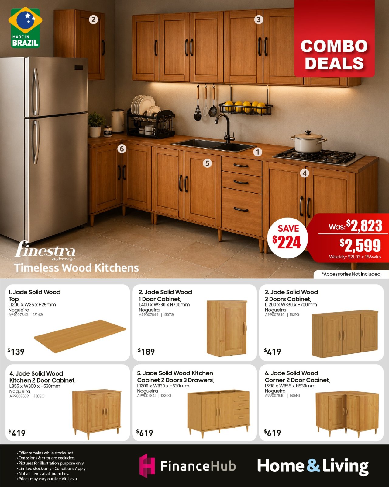 Timeless Wood Kitchens Combo Deals - Page 1