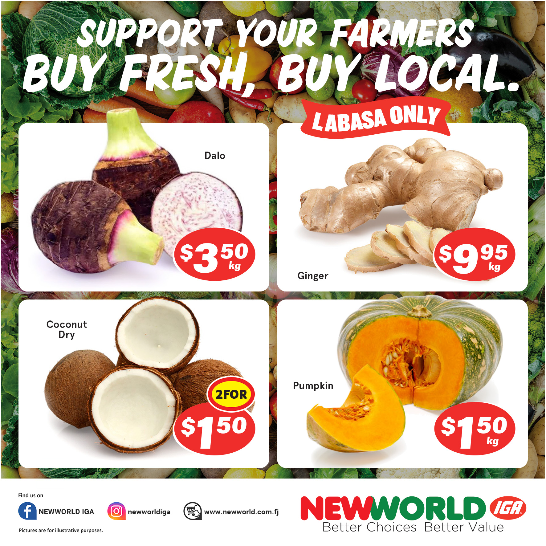 Fresh Local Produce - Labasa Only