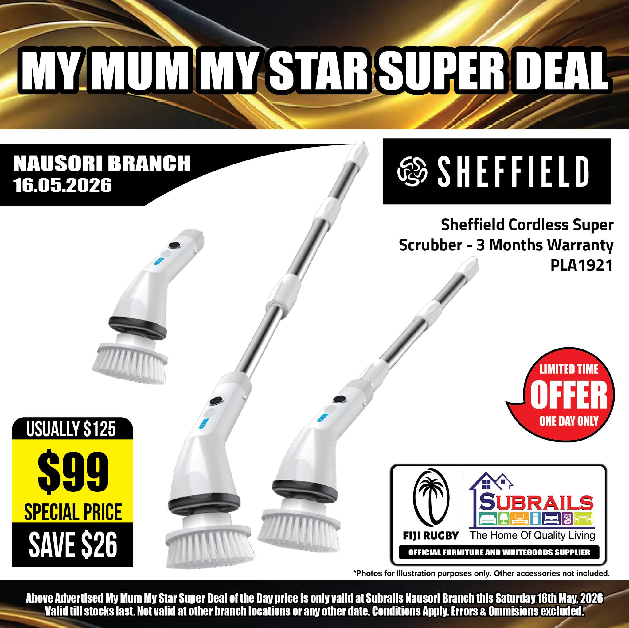 Sheffield Cordless Super Scrubber